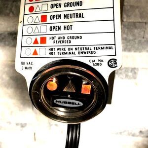 HUBBELL HBL5200 Circuit Tester